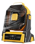 Kopbeau Portable Camping Fan With Lights 20000MAH Rechargeable Battery Operated. Fixed Price $46.97.