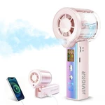Aivigor Portable Handheld Fan With Cooling Mist, 30000 Rpm High Speed Turbo P.... Fixed Price $37.78.