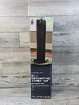 Hampton Bay 28 In. 3 Speed Oscillating Tower Fan Black. Fixed Price $22.94.