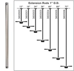 Kichler 360004 48" Down Rod For 13 Ft Ceilings. Fixed Price $64.95.