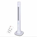 Optimus 48 Inch Pedestal Tower Fan With Remote Control, Bluetooth And Led. Fixed Price $126.80.