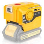 Hipoke Power Inverter For Dewalt Max Li-ion Battery, To 120V Adapter .... Fixed Price $50.39.