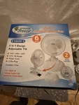 Sarasota Breeze 2-IN-1 Desk/clip Fan White 6IN Adjustable Tilt Ultra Quiet. Fixed Price $17.00.