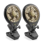 Treva 5 Inch Battery Powered Clip Slim And Portable Cooling Fan With Clamp Fo.... Fixed Price $56.30.