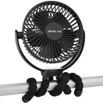 Opolar 5200MAH Flexible Tripod Clip Fan - Black. Fixed Price $32.33.