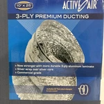 Active Air Growing Ducting 10" X 25 Farm Hydroponic Clamps. Fixed Price $49.99.