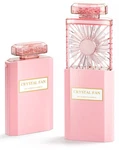 Jentxon Lady Handheld Fans, Rechargeable Small Personal With Basic, Pink. Fixed Price $27.98.