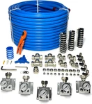 Compressed Air Piping System With 3/4 Inch Id X 200 Feet 5-WAY Multi-outlet Alum. Fixed Price $401.57.