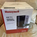 New Honeywell Zeta Personal Air Cooler 3-IN-1 Evaporative Fan Humidifier DCS2AE. Fixed Price $110.00.