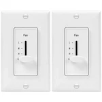 3 Speed Decora Wall Ceiling Fan Control, Slide Switch, 120VAC, 2.5A, Single-p. Fixed Price $69.99.