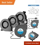 Mini 50MM Usb Blower Fan Powerful, Silent Cooling For Electronics - 4PCS. Fixed Price $18.84.