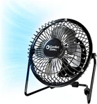 Comfort Zone Mini Desk Fan, Usb Power Cord, Portable All Metal, 360 Tilt. Fixed Price $15.69.