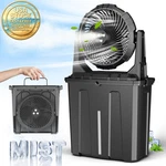 Portable Misting Fan 9L Bucket 20000MAH Battery Operated 3 Speed Outdoor Black. Fixed Price $111.99.