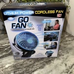 Go Fan Rechargeable Cordless Lithium Ion As Seen Tv 360 Angle (nib) -q. Fixed Price $12.60.