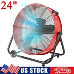 24" High Velocity Industrial Drum Fan 3-SPEED Shop Floor 360 Rotation. Fixed Price $87.39.