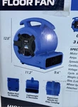 B-air Mover Commercial Blower Fan Blue BA-VP-15-BL Floor Dryer Lasko. Fixed Price $85.00.