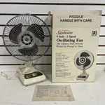 Vintage Sunbeam Oscillating Fan 2909-4 W/original Box Work. Fixed Price $50.00.