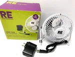 Room Essential 4" Blade Usb Fan W/ac Adapter For Laptop Table TOP5.75" H X5.75"W. Fixed Price $10.00.