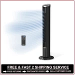 Lasko 42 Oscillating 12-SPEED Dc Tower Fan With Remote. Fixed Price $98.99.