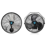 Pro Series 20" & 18" High Velocity Wall Mount Fans Water-resistant Bundle. Fixed Price $413.99.