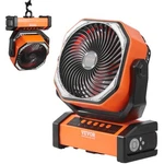 Vevor 9 Inch Portable Fan Rechargeable With Led Lantern 4 Speeds Swivel Timer. Fixed Price $58.09.