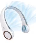 Portable Neck Fan,hands Free Bladeless Cooling Personal 3 Speed. Fixed Price $13.50.