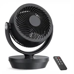 Pntck Air Circulator Fan For Bedroom, 13" Table With Remote, Small, Black. Fixed Price $65.92.