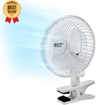 Portable Clip-on Fan Inch Adjustable Tilt 2 Speed Mini Desk Quiet CZ6C. Fixed Price $27.01.