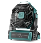 Kopbeau Portable Camping Fan With Lights, 20000MAH Rechargeable Medium, Blue. Fixed Price $57.10.
