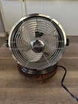 Retro Style Hunter Table Fan Brown Model 90418 2 Speed Inch. Fixed Price $65.10.