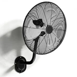 Fjordlyn 20 In. Industrial Wall Mount Fan, High Velocity 3-SPEED, Black. Fixed Price $99.99.