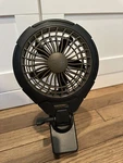 O2COOL 4 Inch Clip On Stroller Fan, Portable Battery Operated Adjustable. Fixed Price $10.00.