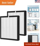 G3 Air Purifier Filters 2-PACK With Hepa & Activated Carbon Layers. Fixed Price $59.77.
