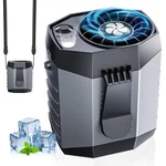 Jkboom 2026 Smart Portable Rechargeable Fan With Led Light & 25H Mini, Grey. Fixed Price $33.99.