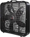Eurostar 20" Box Fan, Black. Fixed Price $39.99.