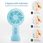 Ipow Mini Handheld Fan Personal Portable 3 Speed Adjustable Navy Blue. Fixed Price $7.99.