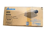Delta Breez Exhaust Bathroom Fan 80 Cfm W/built-in Heater, White, Broken Cover. Fixed Price $59.00.
