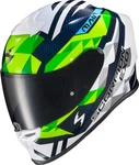 Scorpion R1C-2103 EXO-R1 Air Carbon Rastor Helmet Sm Green/white/blue. Fixed Price $639.95.
