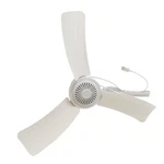 Skyri Portable Ceiling Mini Usb Tent Fans For Rv, 16.5 Inch, White. Fixed Price $27.46.