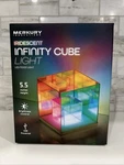 Merkury Innovations Infinity Cube Led Mood Light - Iridescent Effect New Box. Fixed Price $28.95.