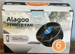 New Alagoo 6" Car Fan 12V Large Clip W/ Cigarette Lighter Plug Front/rear Seat. Fixed Price $18.00.