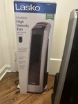 Lasko Oscillating High Velocity Tower Fan With Speeds - Black, U35105. Fixed Price $78.24.