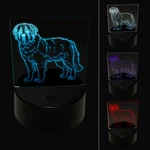 Gentle St. Bernard Pet Dog 3D Illusion Led Light Sign Nightstand Desk Lamp. Fixed Price $19.99.