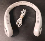 Jisulife Portable Neck Fan Gray Tested. Small Scratches Shown No Returns. Fixed Price $17.99.
