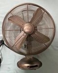 Hunter 90406 Metal Vintage Oscillating Fan 3 Speed - Blades Art Deco Tested. Fixed Price $32.19.