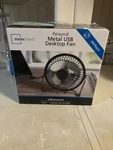 Mainstays Personal Metal Usb Desktop 4 Inch Fan 360 Degree Tilt Brand New. Fixed Price $12.47.