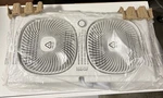 Living Comfort Twin Window Fan LC329WT. Fixed Price $42.00.