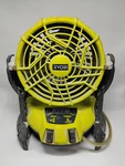 Ryobi One Plus 18V Bucket Top Misting Fan Model #PMF01ID For Parts Repair. Fixed Price $19.99.