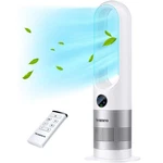 Bladeless Fan, 26" Tower With Remote, 8 Speeds, 90 Oscillati. Fixed Price $137.04.