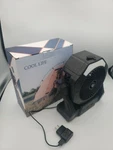 Quiet Battery-powered Misting Fan With Led Light & Non-slip Base For Outdoor Use. Fixed Price $15.00.